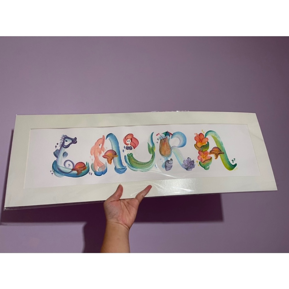 Laura Name Art